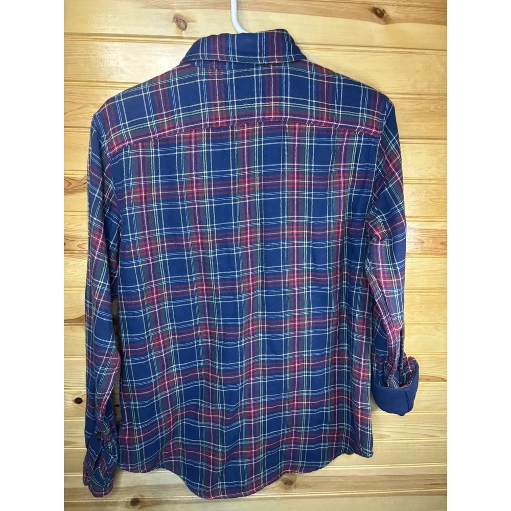 Polo Ralph Lauren Shirt Small Plaid Button Up Flannel Workshirt Pockets NWT $138